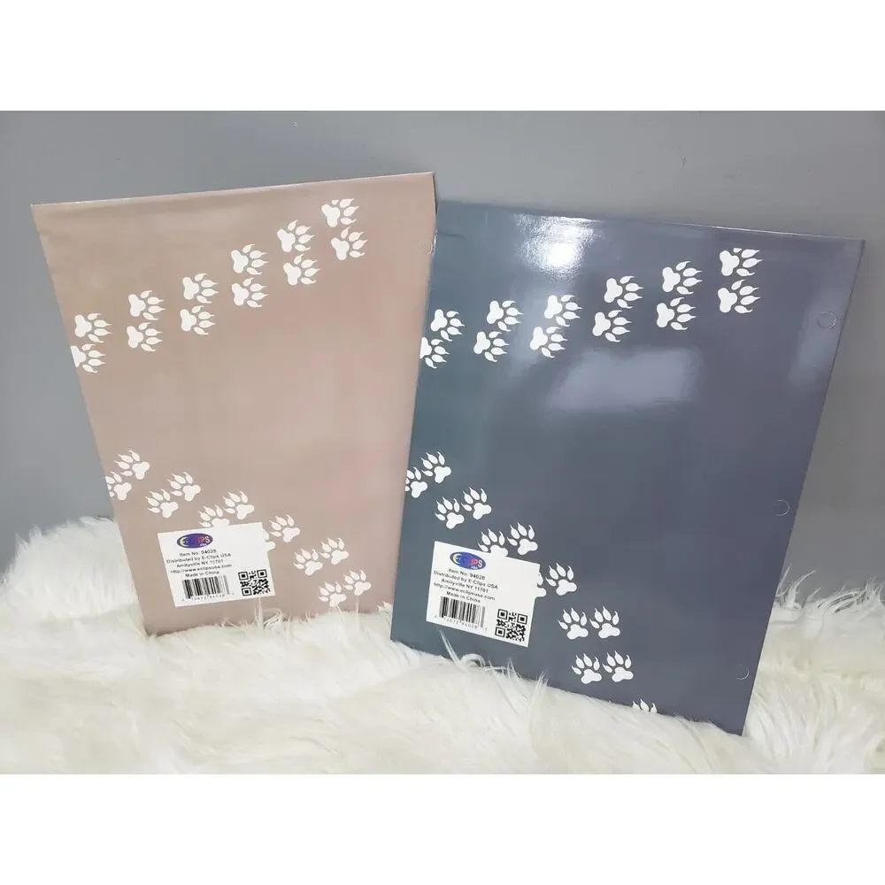 Lot 15 eclips usa Kitty Cat 2 Pocket Folders retro kitten‎ school supply girl